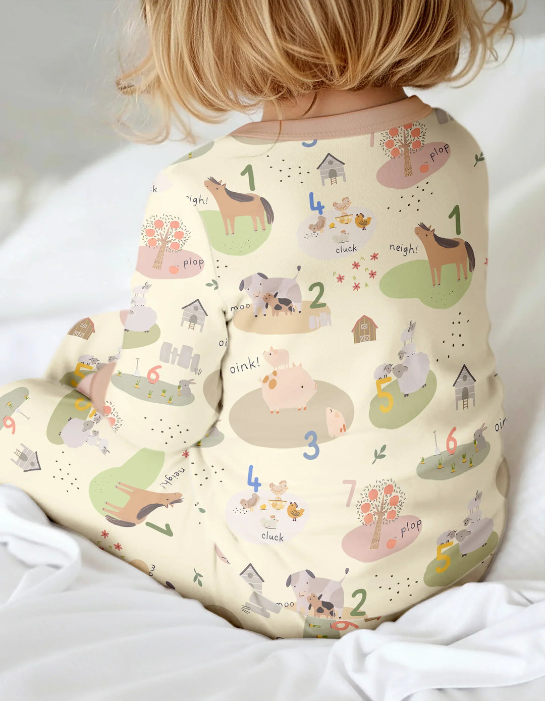 Farm Animal Counting Bamboo Convertible Zippy