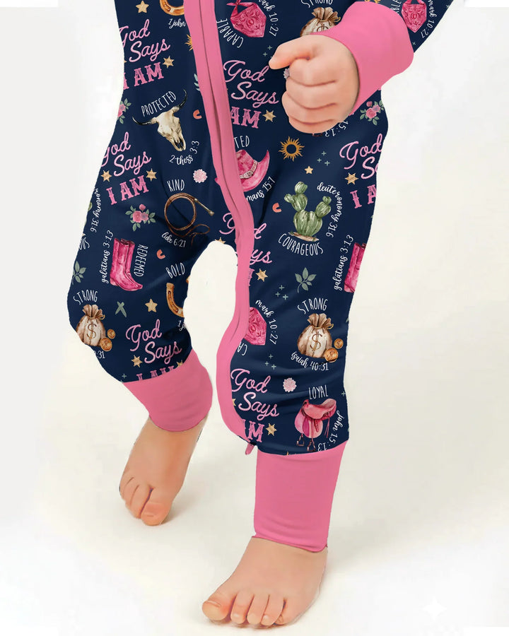 God Says I Am Western Faith Bamboo Convertible Zippy