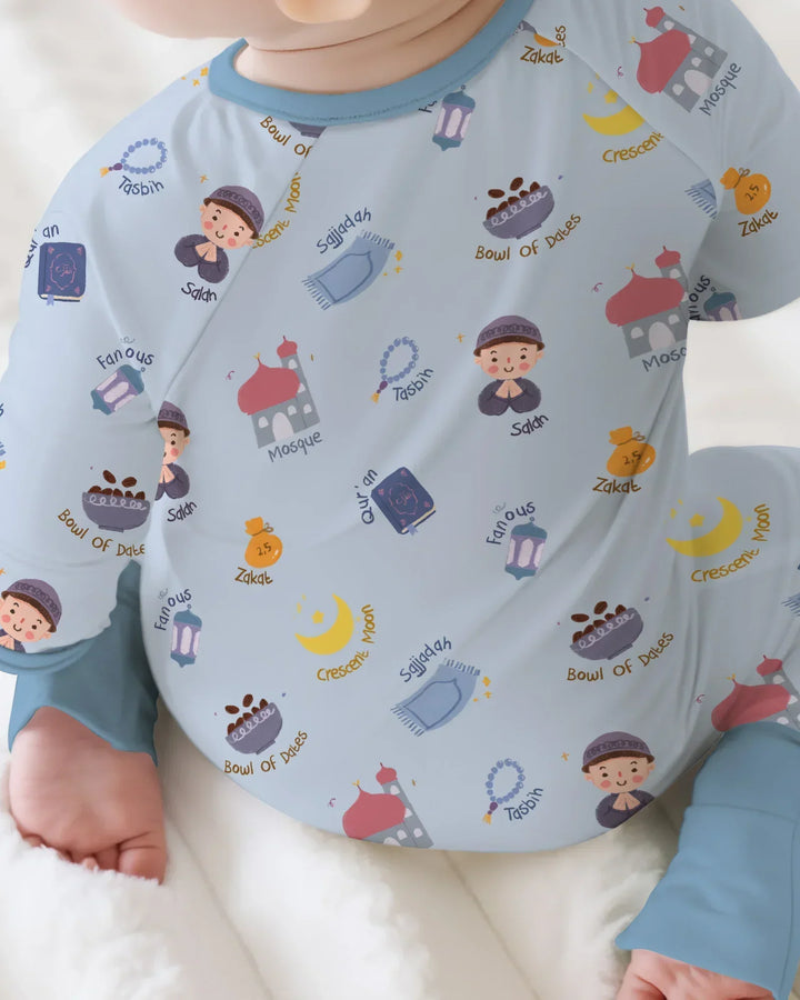 Cute Ramadhan Mubarak Bamboo Convertible Zippy