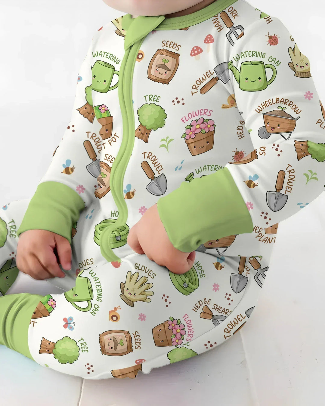 Kawaii Garden Crew Bamboo Convertible Zippy