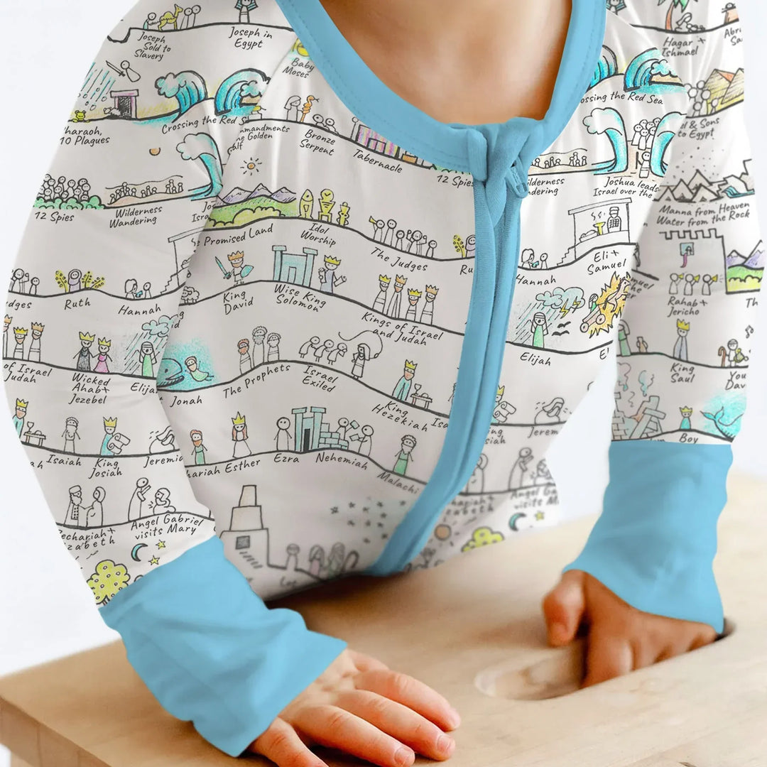 Bible Story Journey Family Matching Bamboo Convertible Zippy