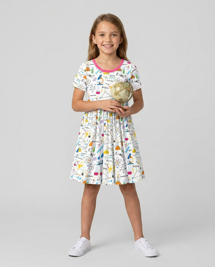 Science Explorer Family Matching Bamboo Twirl Dress
