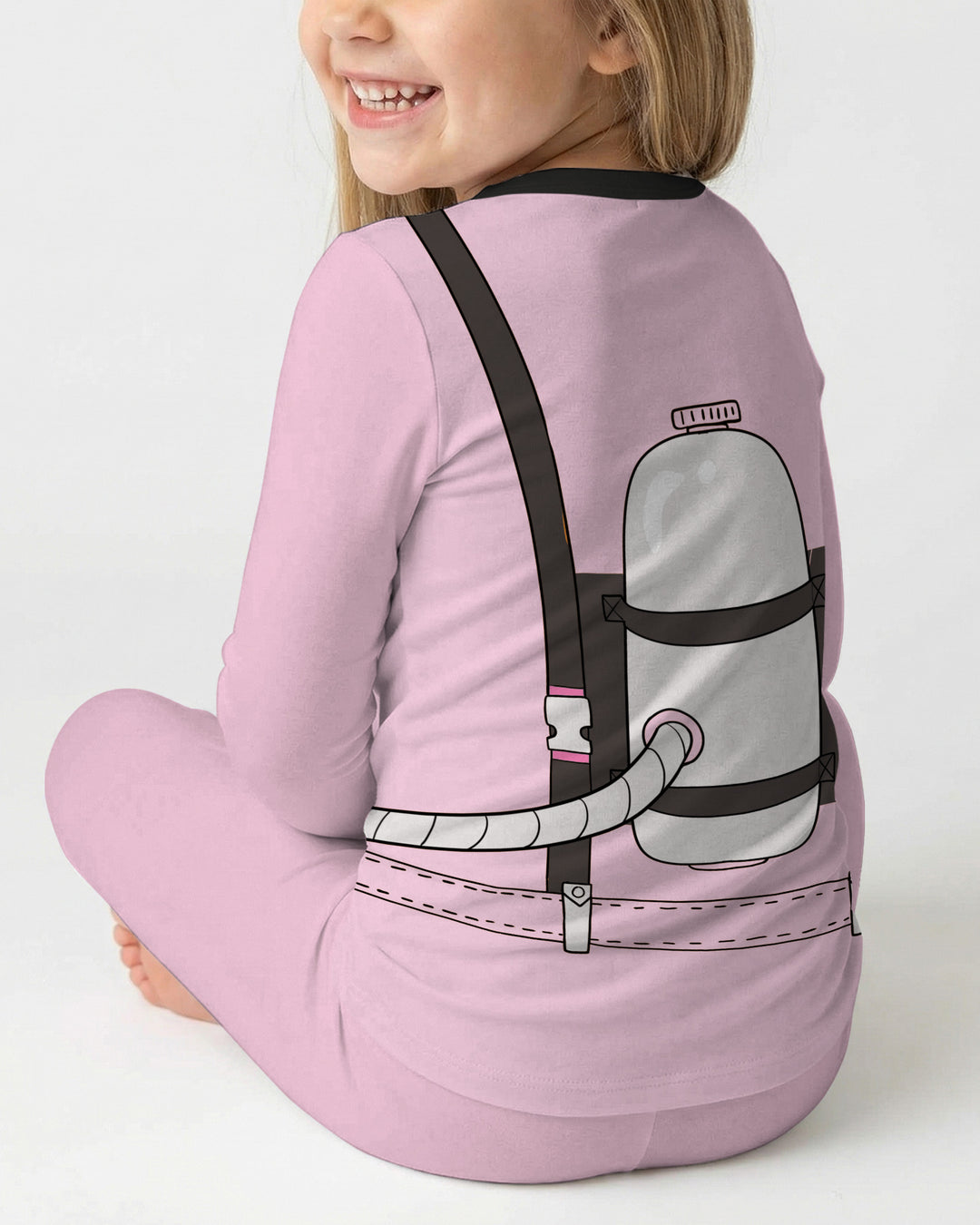 Template Bamboo Two Piece Long Sleeve Pyjamas Set