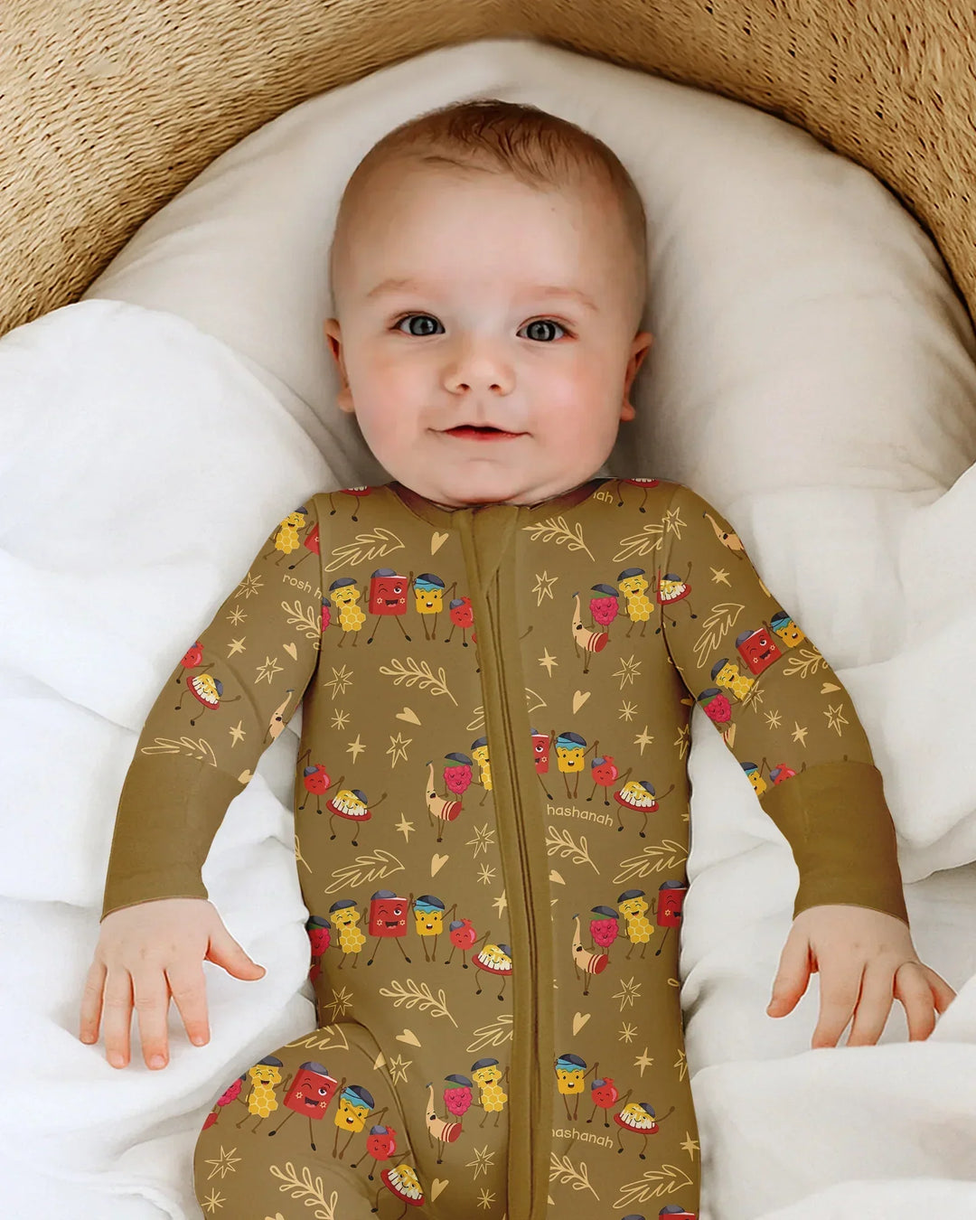 Let's Celebrate Rosh Hashanah Bamboo Convertible Zippy
