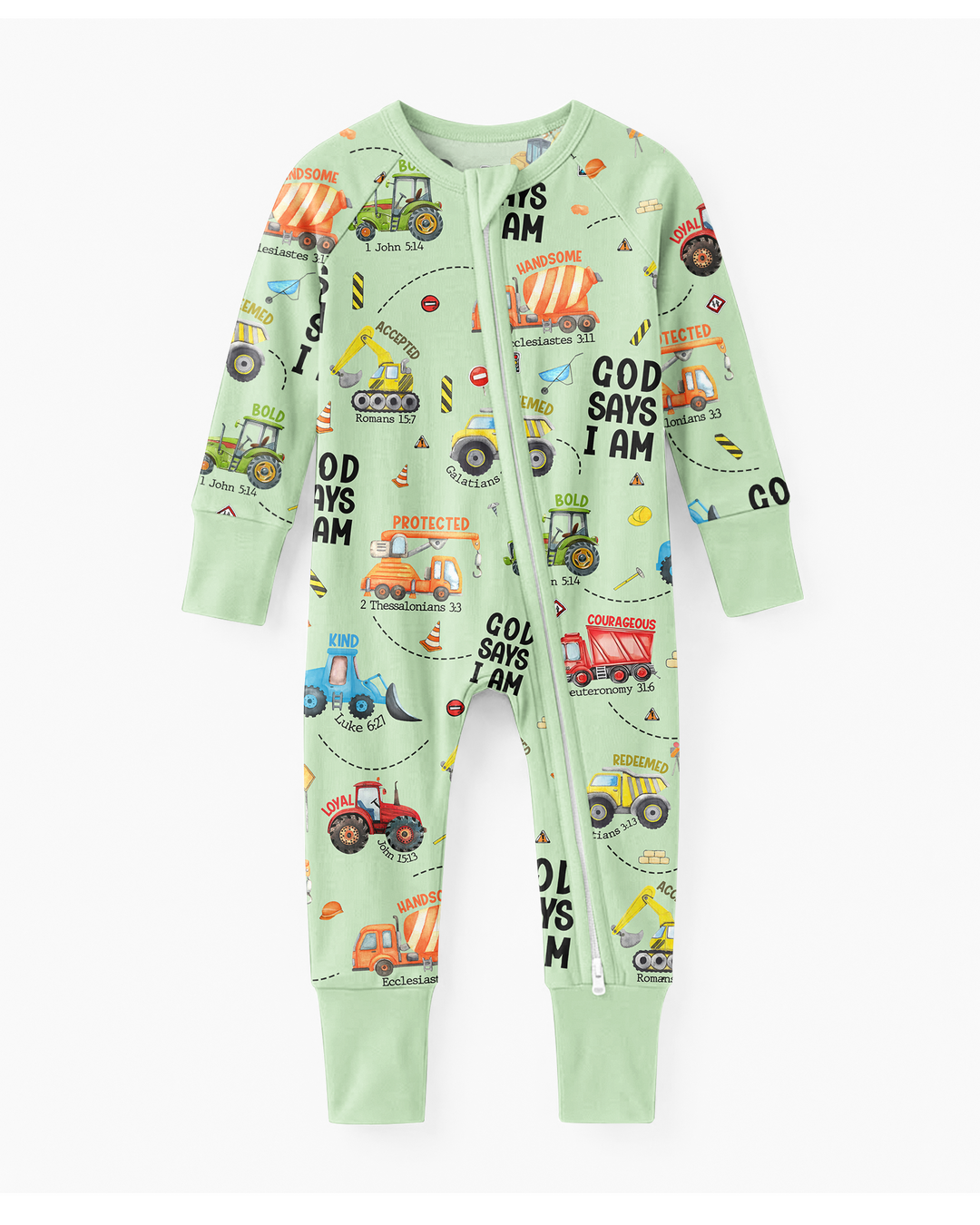 God Says I Am Boy Bamboo Convertible Zippy
