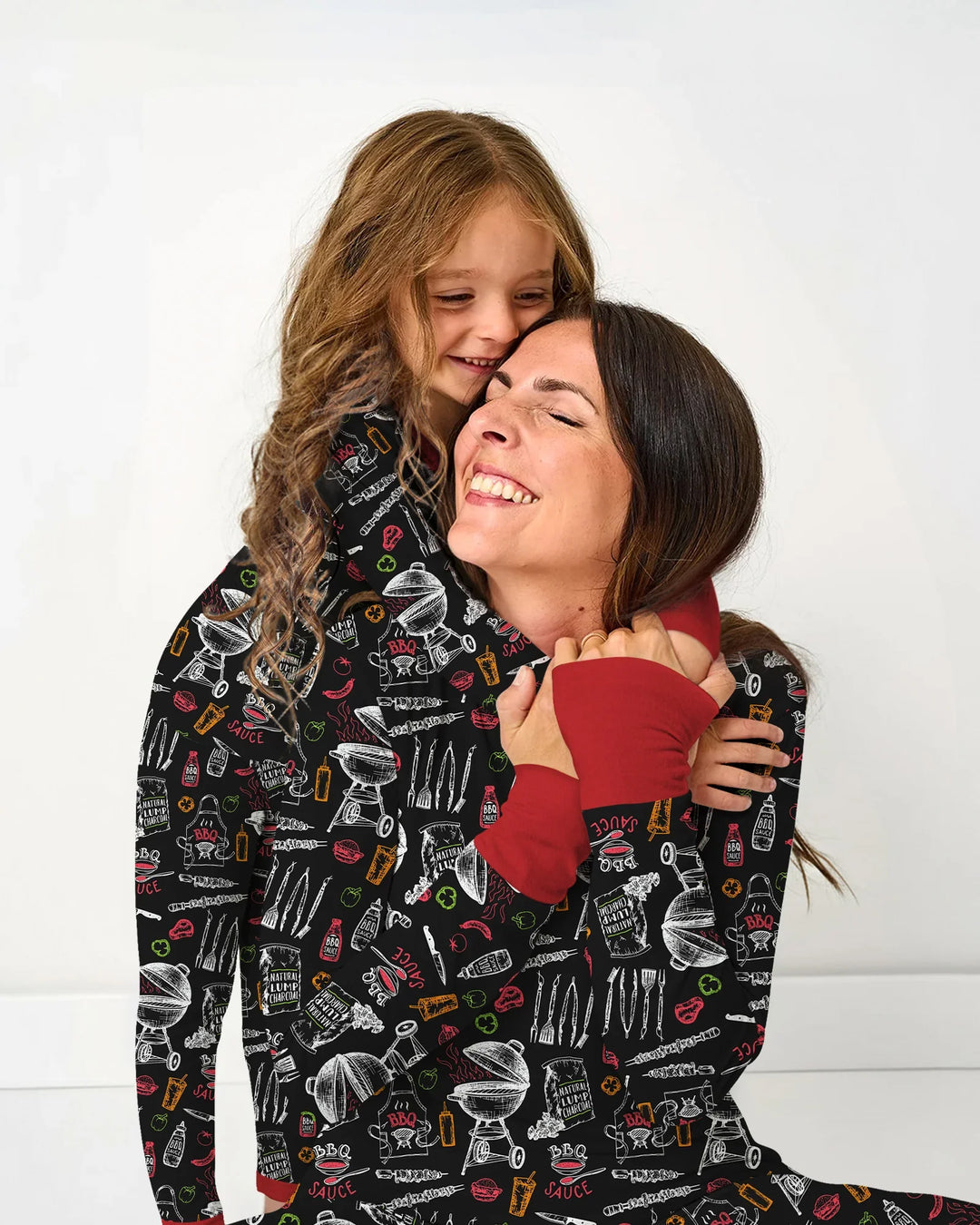 Backyard BBQ Party Family Matching Bamboo Women Pajama Set