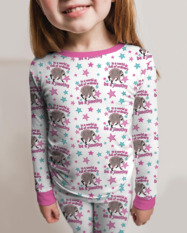 In A World Full Of Ordinary Be A Jimothy Bamboo Two Piece Long Sleeve Pajama Set