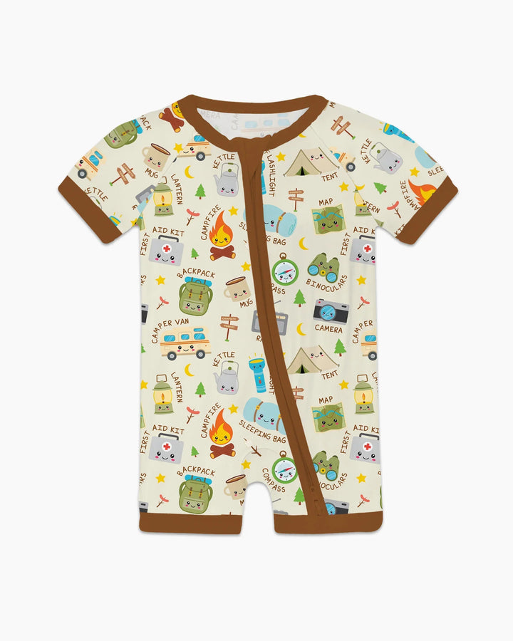 Little Camp Adventure Family Matching Shorty Zippy
