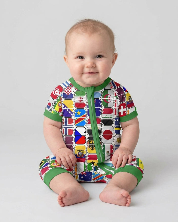 We Are 26 Family Matching Bamboo Shorty Zippy