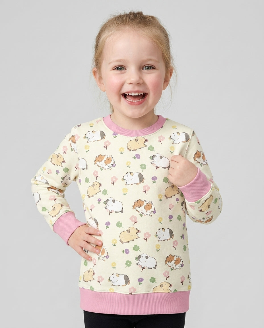 Guinea Pig Garden Bamboo Crewneck Sweatshirt