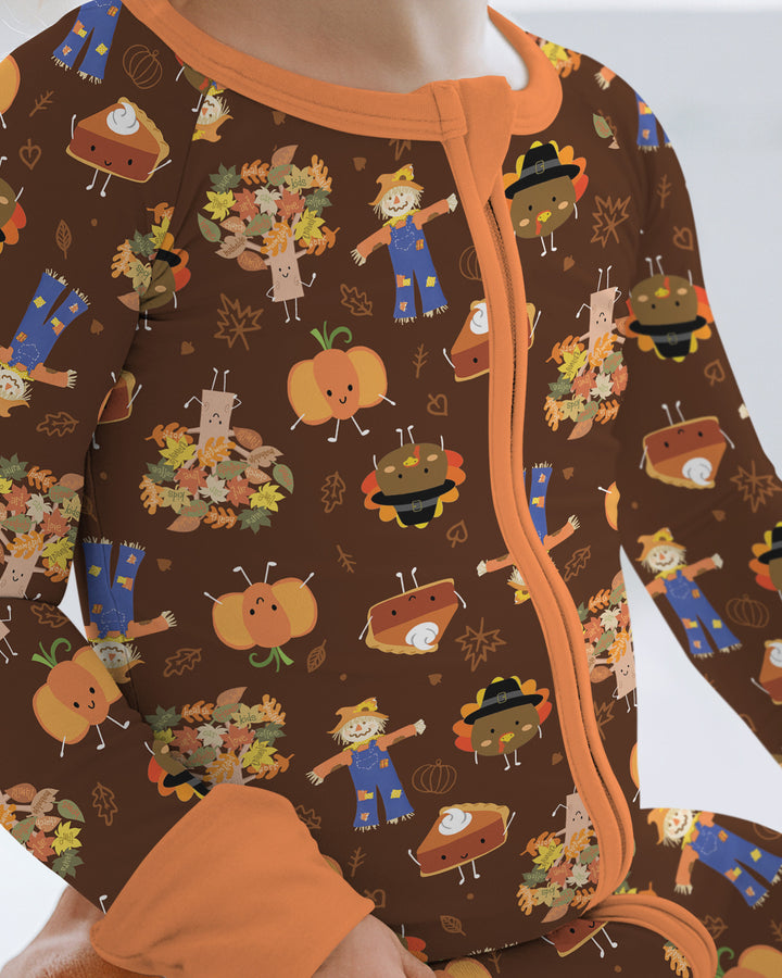 Thanksgiving Festive Bamboo Convertible Zippy