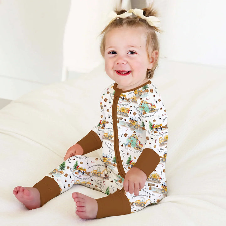 Construction Christmas Cookie Bamboo Convertible Zippy