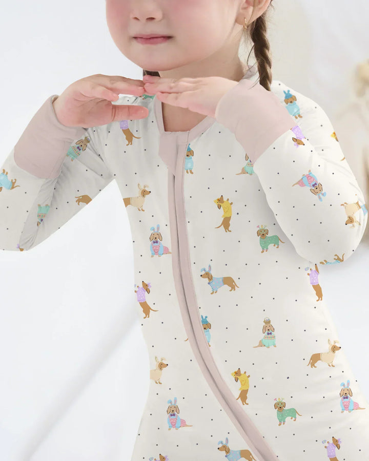 Easter Dachshund Bamboo Convertible Zippy