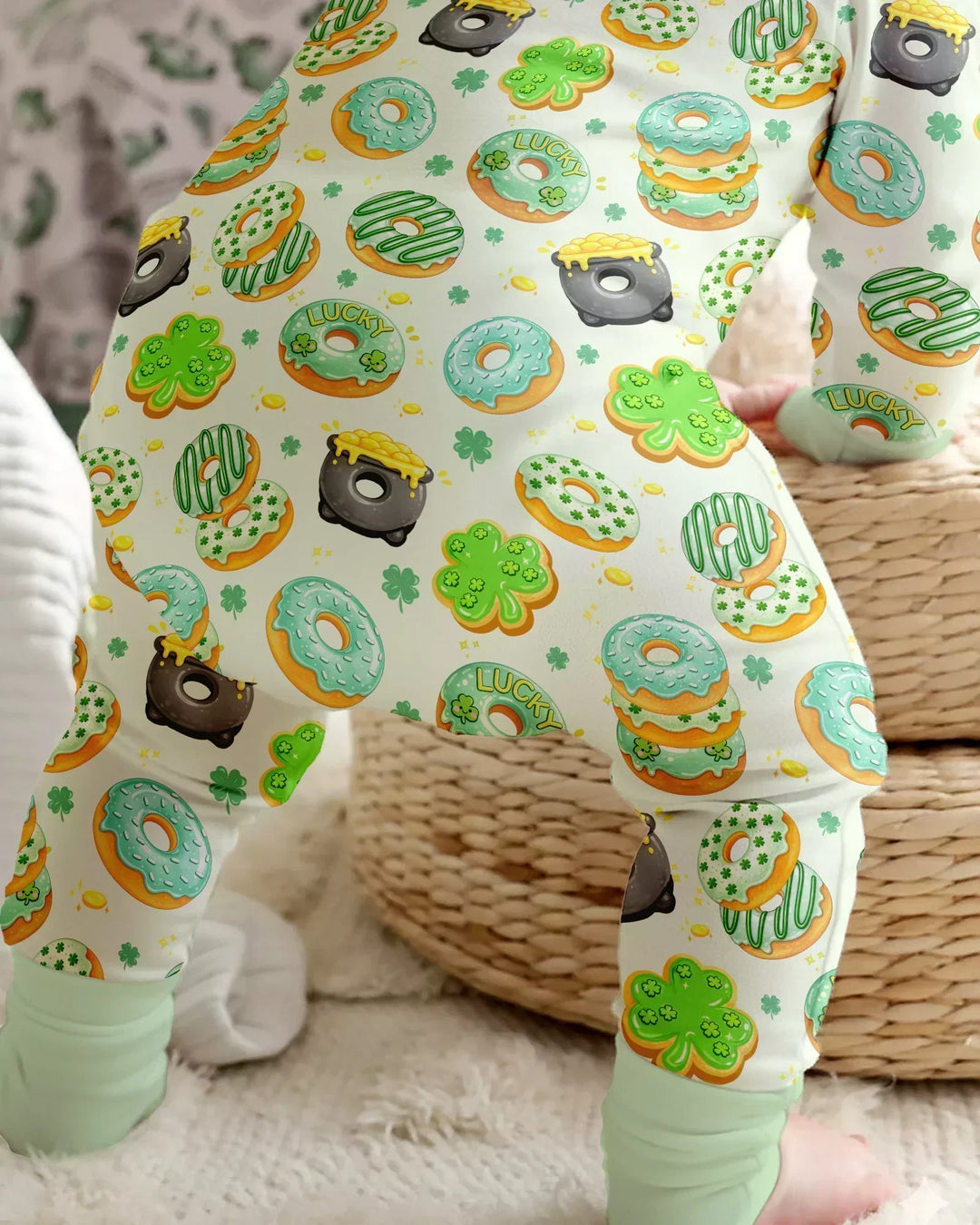 St. Patrick's Day Donut Bamboo Convertible Zippy