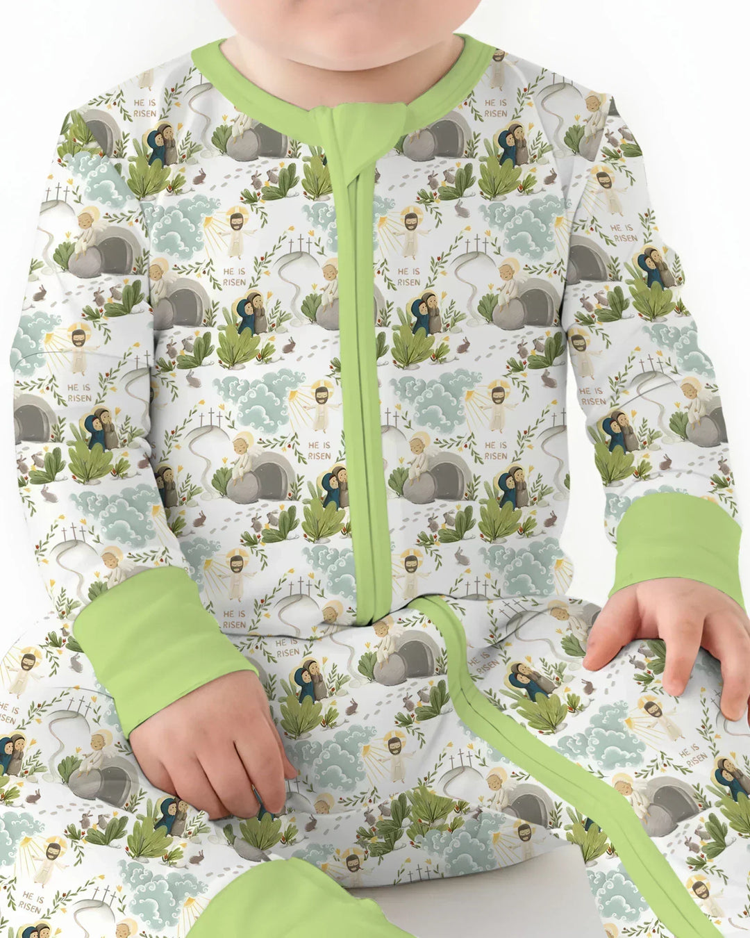 Matthew 28:1–8 He Is Risen Bamboo Convertible Zippy