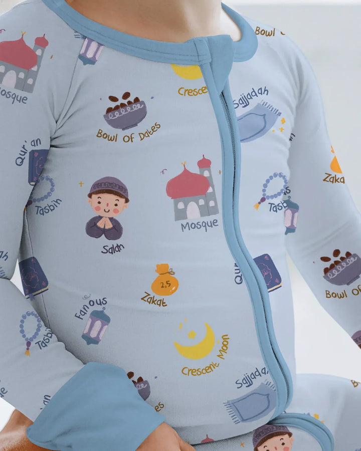Cute Ramadhan Mubarak Bamboo Convertible Zippy