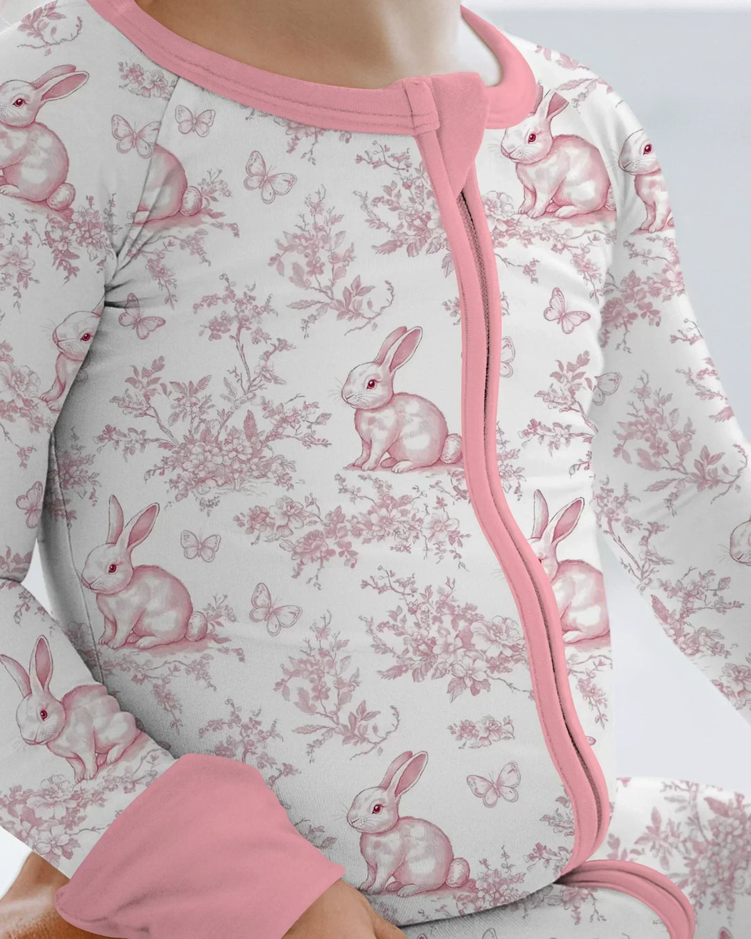 Easter Chinoiserie Toile de Jouy Bamboo Convertible Zippy