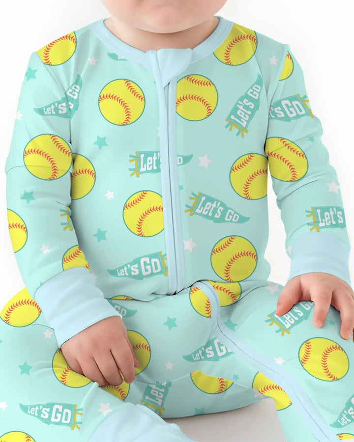 Softball Lovers Bamboo Convertible Zippy
