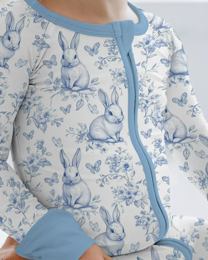 Easter Chinoiserie Toile de Jouy Bamboo Convertible Zippy