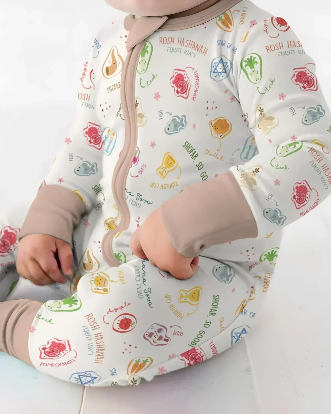 Happy Rosh Hashanah Bamboo Convertible Zippy