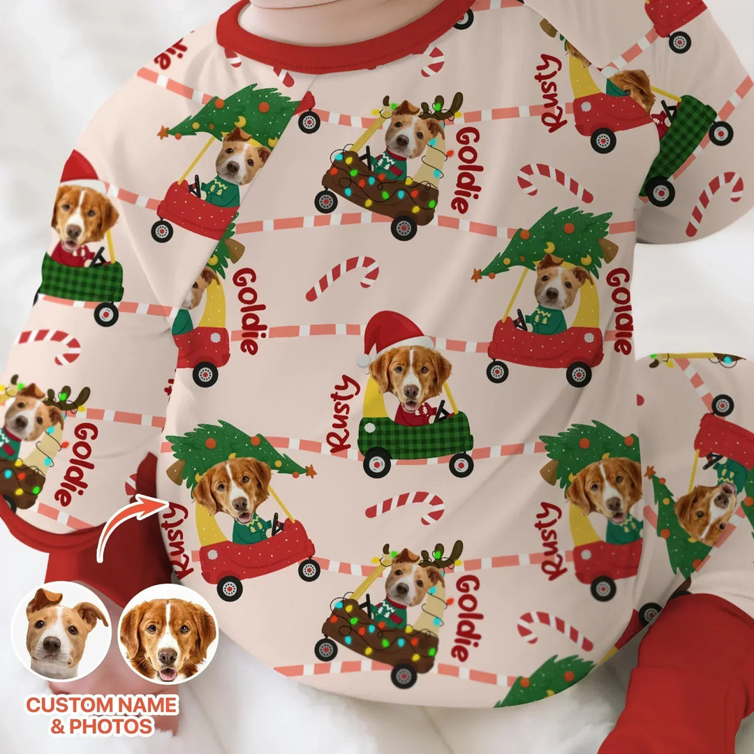 Custom Pet Photo Christmas Tikes Car Bamboo Convertible Zippy