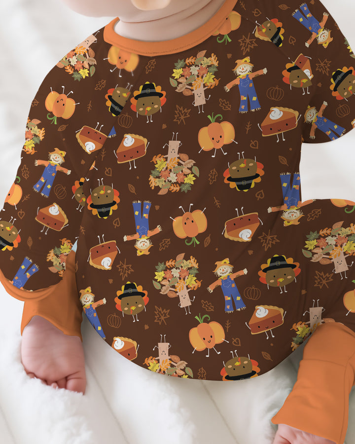 Thanksgiving Festive Bamboo Convertible Zippy