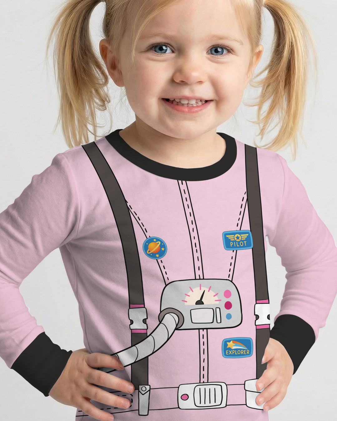 Template Bamboo Two Piece Long Sleeve Pyjamas Set