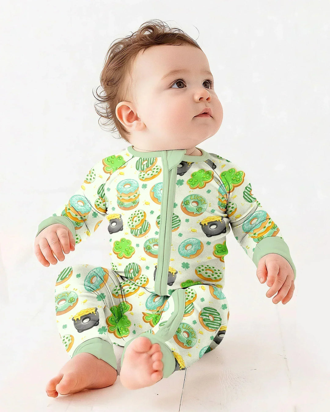 St. Patrick's Day Donut Bamboo Convertible Zippy