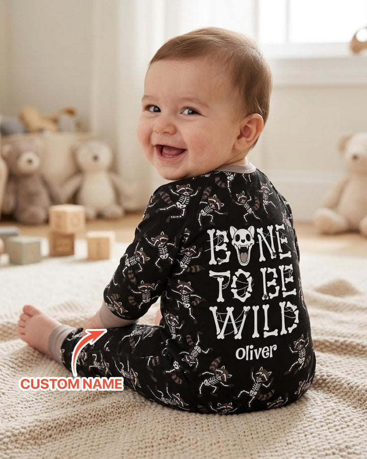 Funny Halloween Racoon Bamboo Convertible Zippy