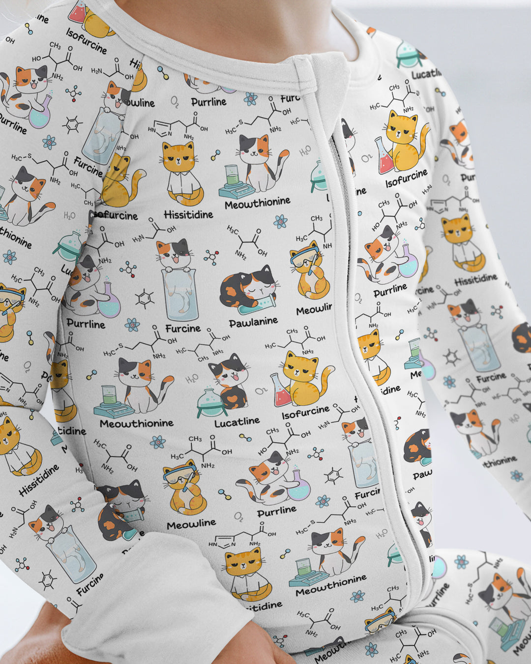 Biochemistry Cat Bamboo Convertible Zippy