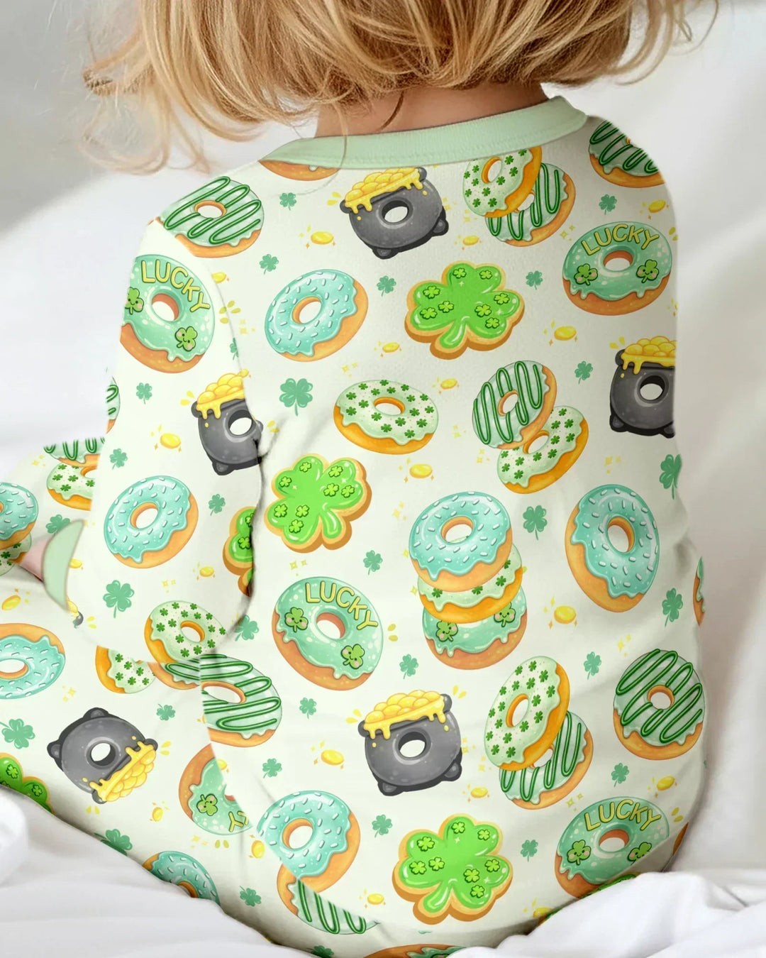 St. Patrick's Day Donut Bamboo Convertible Zippy