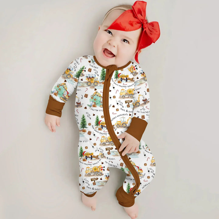 Construction Christmas Cookie Bamboo Convertible Zippy