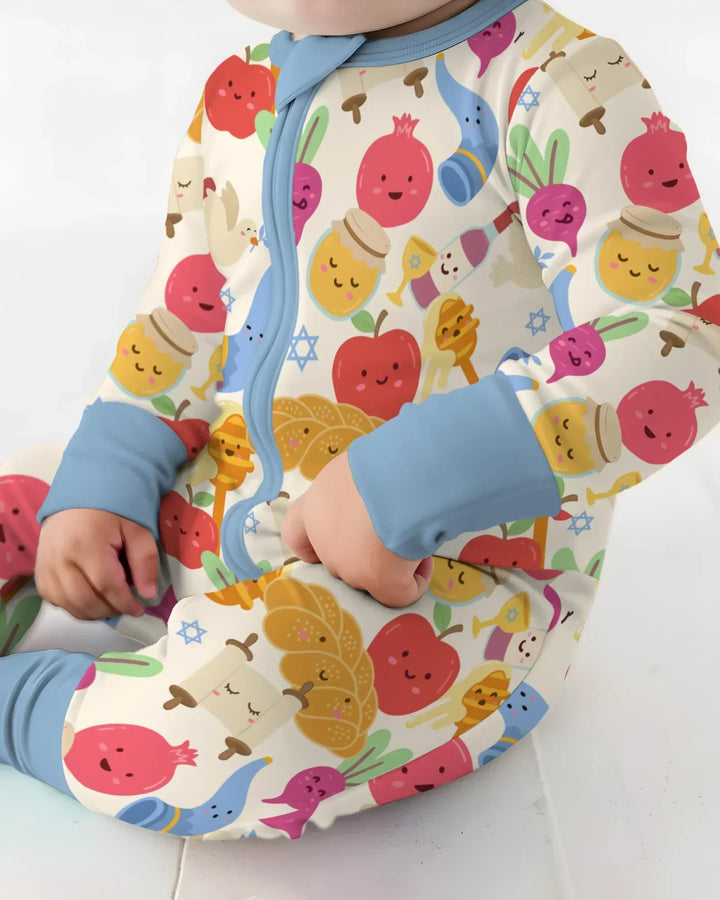 Shana Tova Rosh Hashanah Bamboo Convertible Zippy