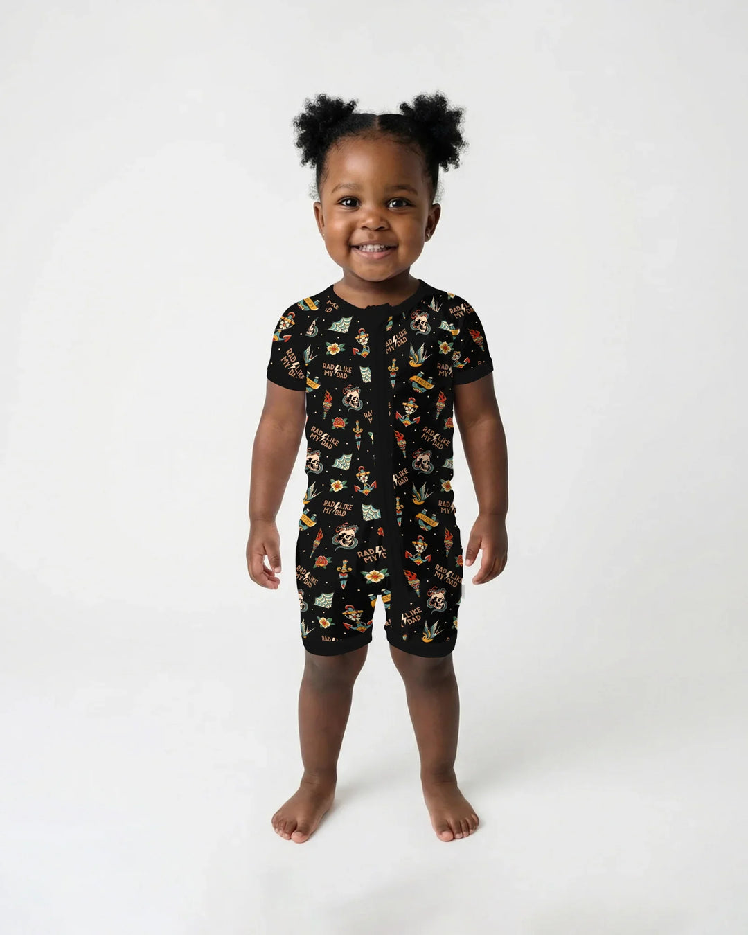 Rad Dad Society Daddy & Me Matching Bamboo Shorty Zippy