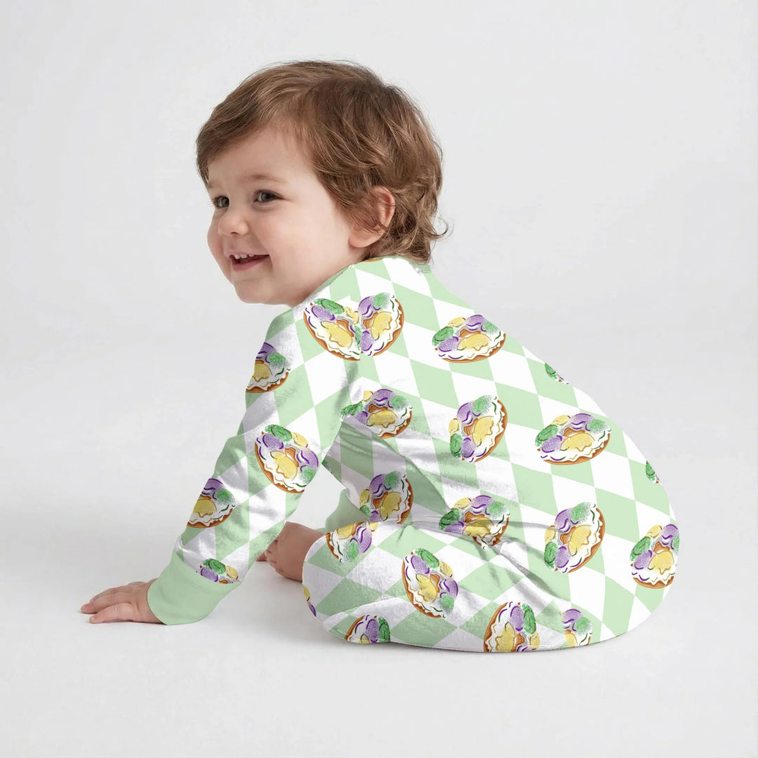 Mardi Gras Donut Bamboo Convertible Zippy