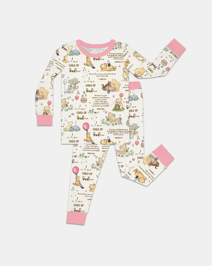 Child of God Whimsy Woodland Bamboo Two Piece Long Sleeve Pajama Set