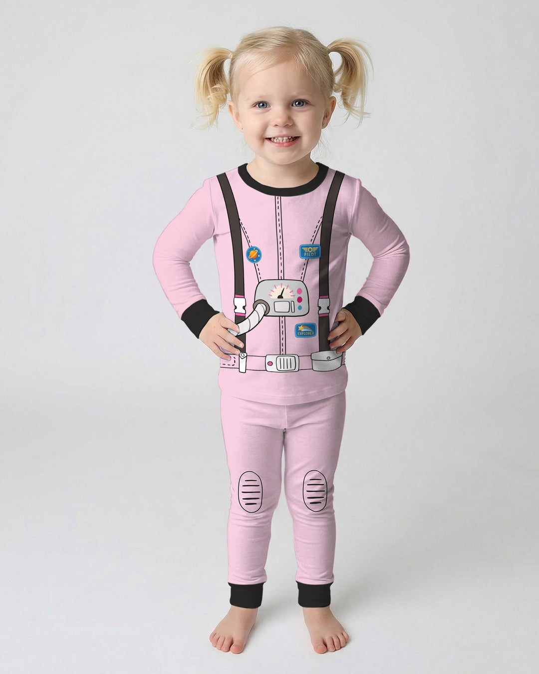 Template Bamboo Two Piece Long Sleeve Pyjamas Set
