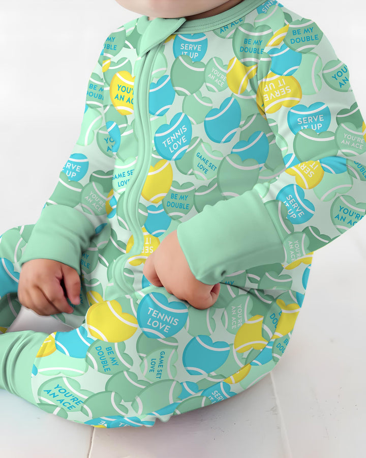 Tennis Candy Family Matching Bamboo Convertible Zippy