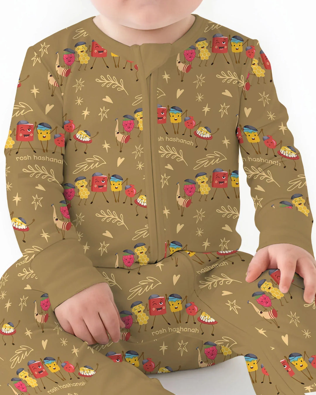 Let's Celebrate Rosh Hashanah Bamboo Convertible Zippy