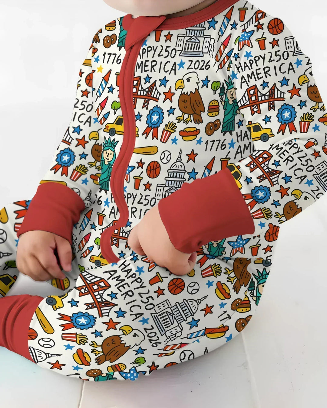 Doodle America 250th Anniversary Family Bamboo Convertible Zippy