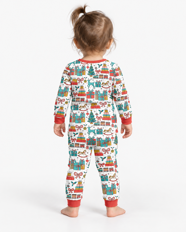 Santa’s Special Delivery Bamboo Two Piece Long Sleeve Pajama Set