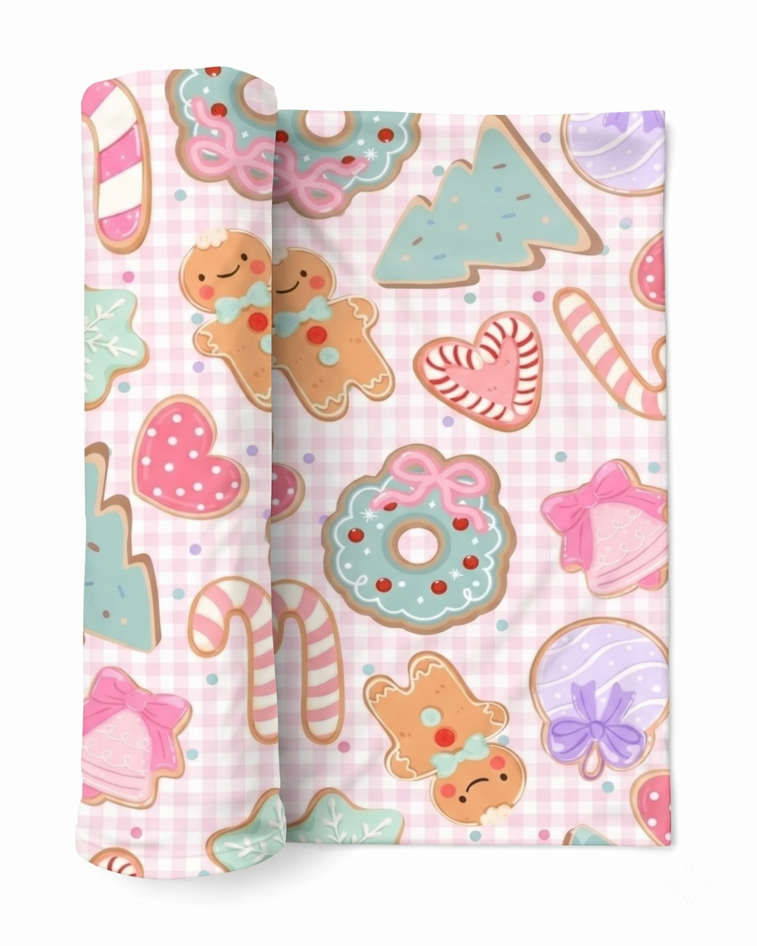 Christmas Dreamy Bakery  Bamboo Swaddle Blanket