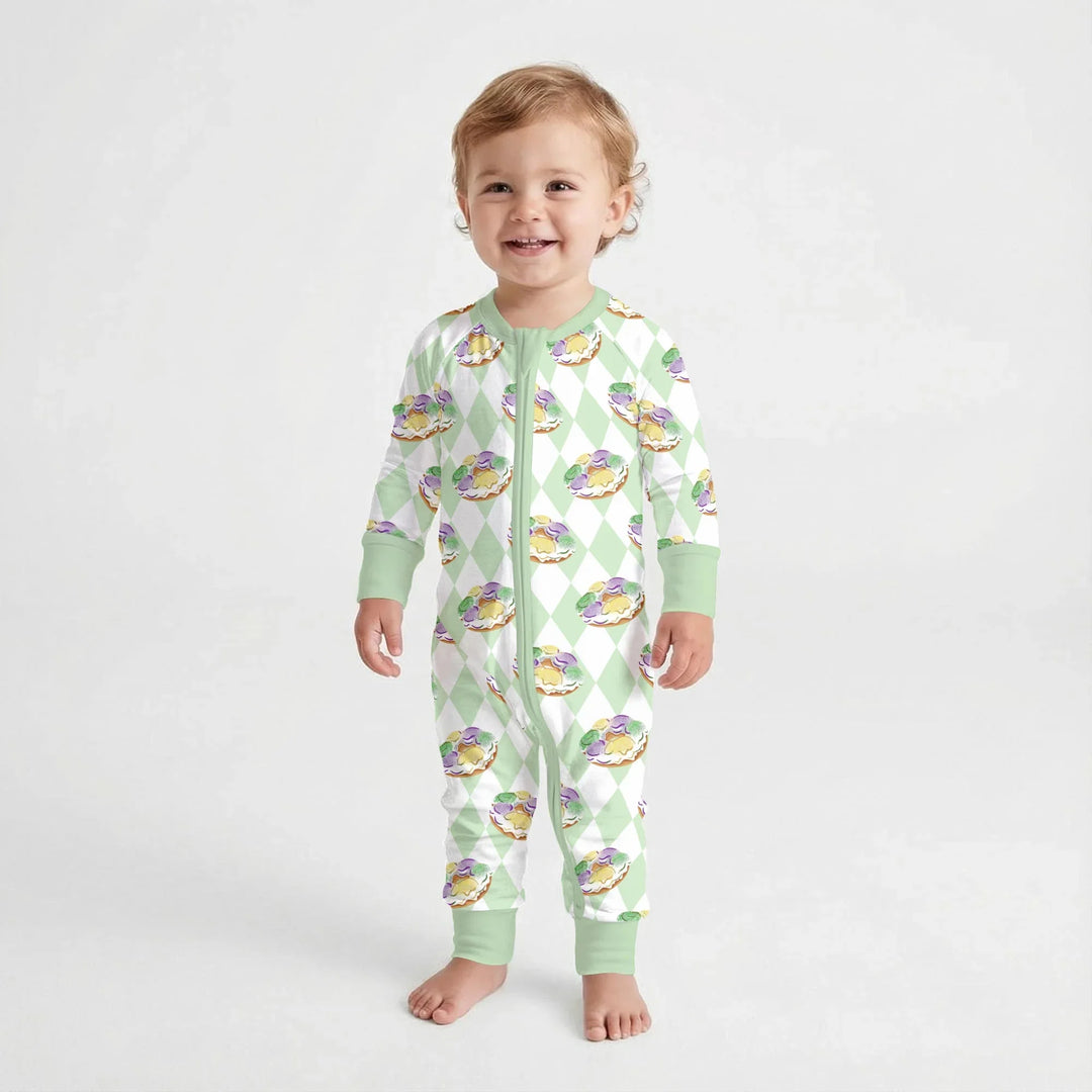 Mardi Gras Donut Bamboo Convertible Zippy