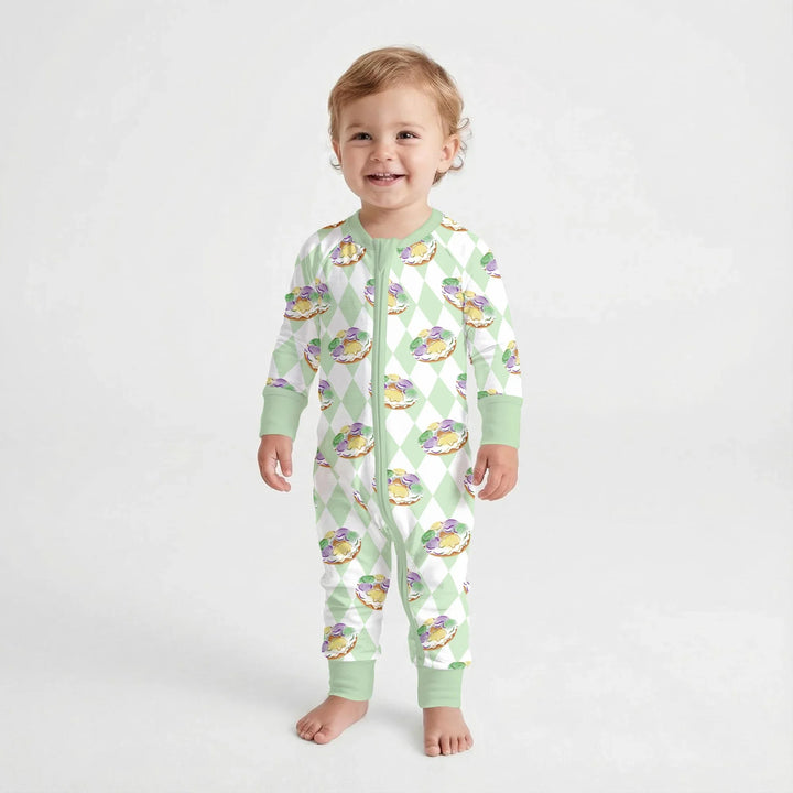 Mardi Gras Donut Bamboo Convertible Zippy