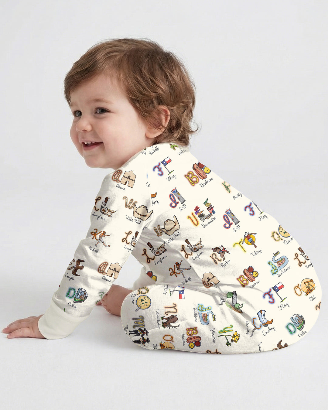 Texas Alphabet Bamboo Convertible Zippy