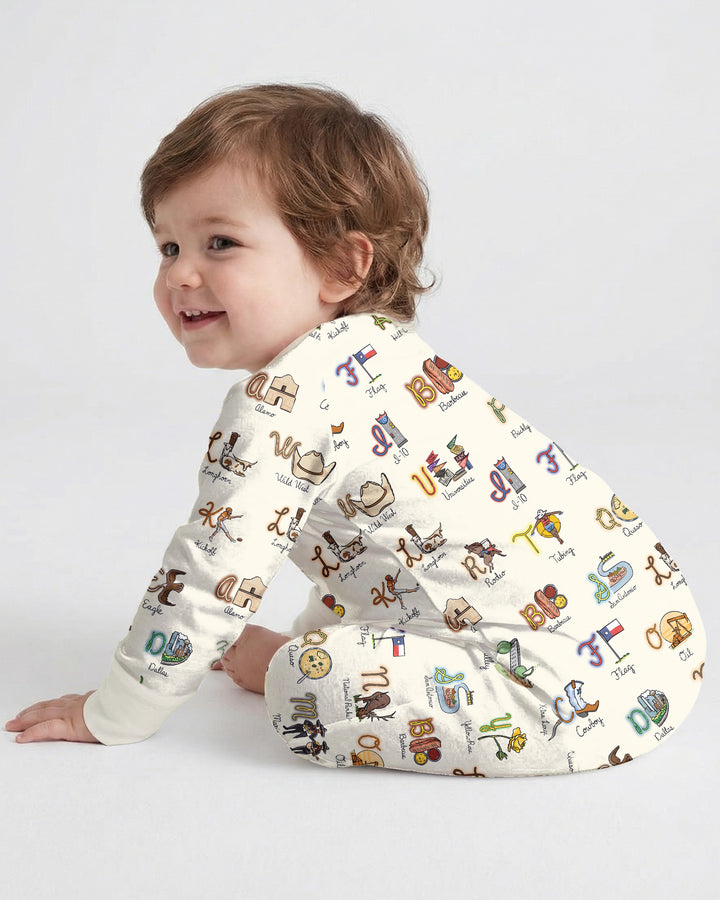 Texas Alphabet Bamboo Convertible Zippy