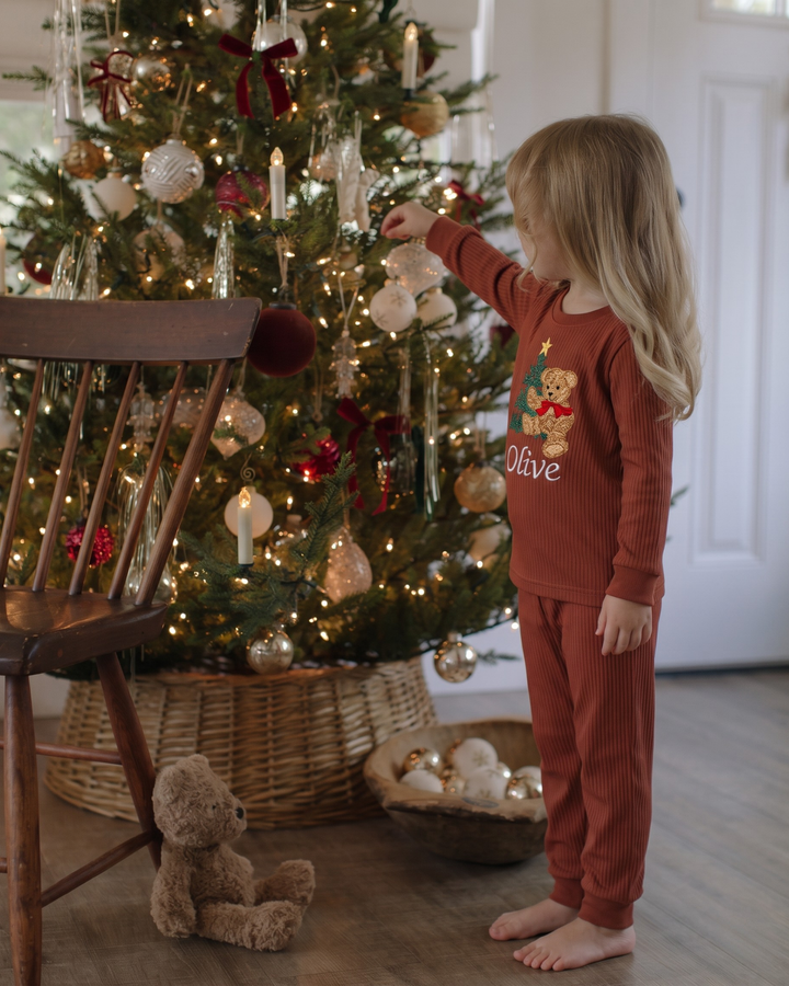 Template Bamboo Two Piece Long Sleeve Pyjamas Set