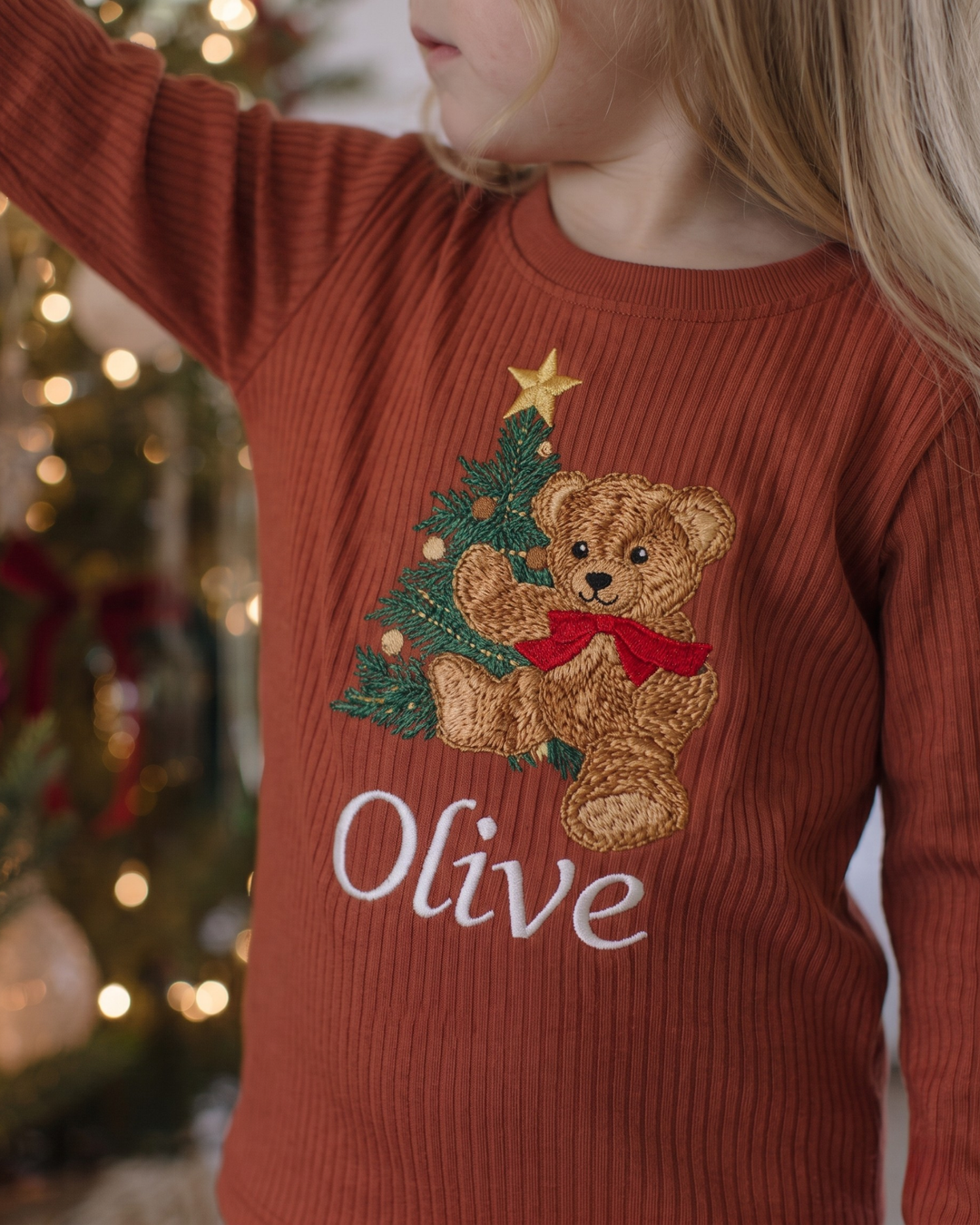 Template Bamboo Two Piece Long Sleeve Pyjamas Set