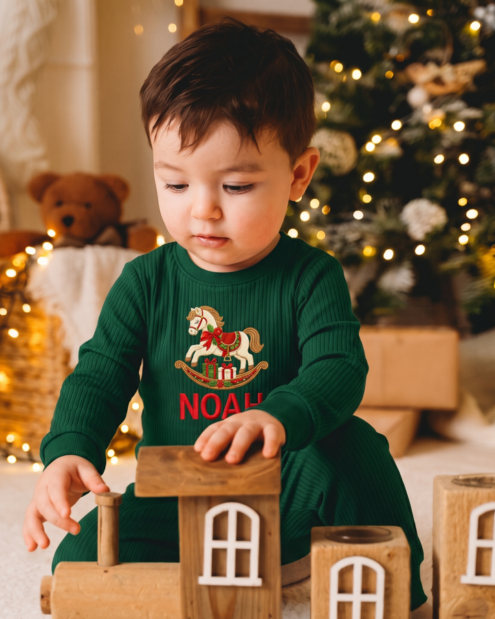 Template Bamboo Two Piece Long Sleeve Pyjamas Set
