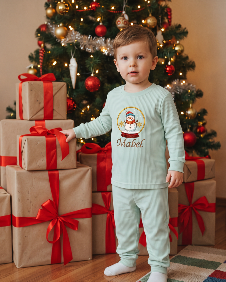 Template Bamboo Two Piece Long Sleeve Pyjamas Set